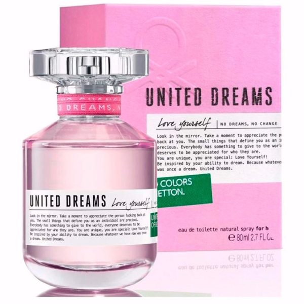 United Colors of Benetton United Dreams Love Yourself EDT 80ml for Women