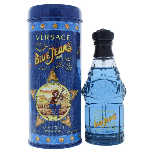 Versace Blue Jeans Eau De Toilette For Men 75ml