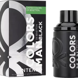 United Colors of Benetton Colors Black For Men Intenso Eau De Parfum Spray, 100ml