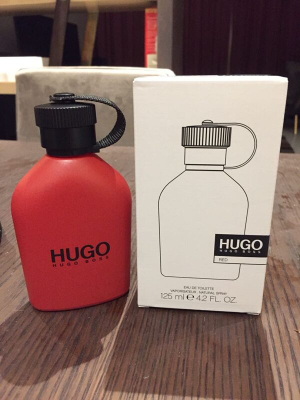 Hugo Boss Red EDT Perfume For Men 125ml Tester with cap and box - Image 2