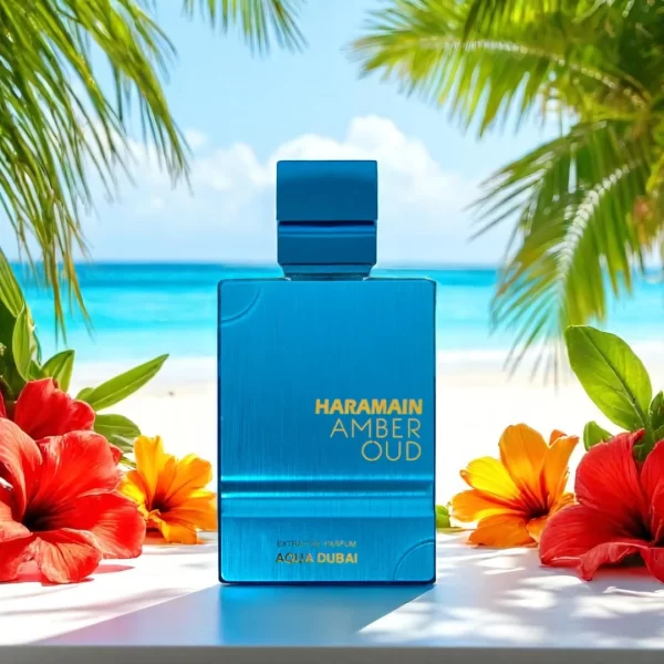 Al Haramain Amber Oud Aqua Dubai EDP 100ml retail - Image 2